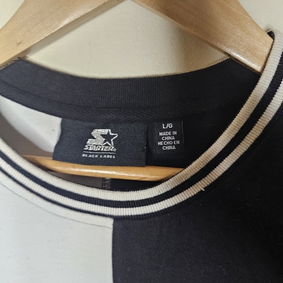 STARTER Black Label Colorblock Crewneck Sweatshirt Size Large - Picture 4 of 10